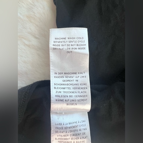 True Religion Always Curvin' long sleeve cropped top in black Size Small - Picture 8 of 9